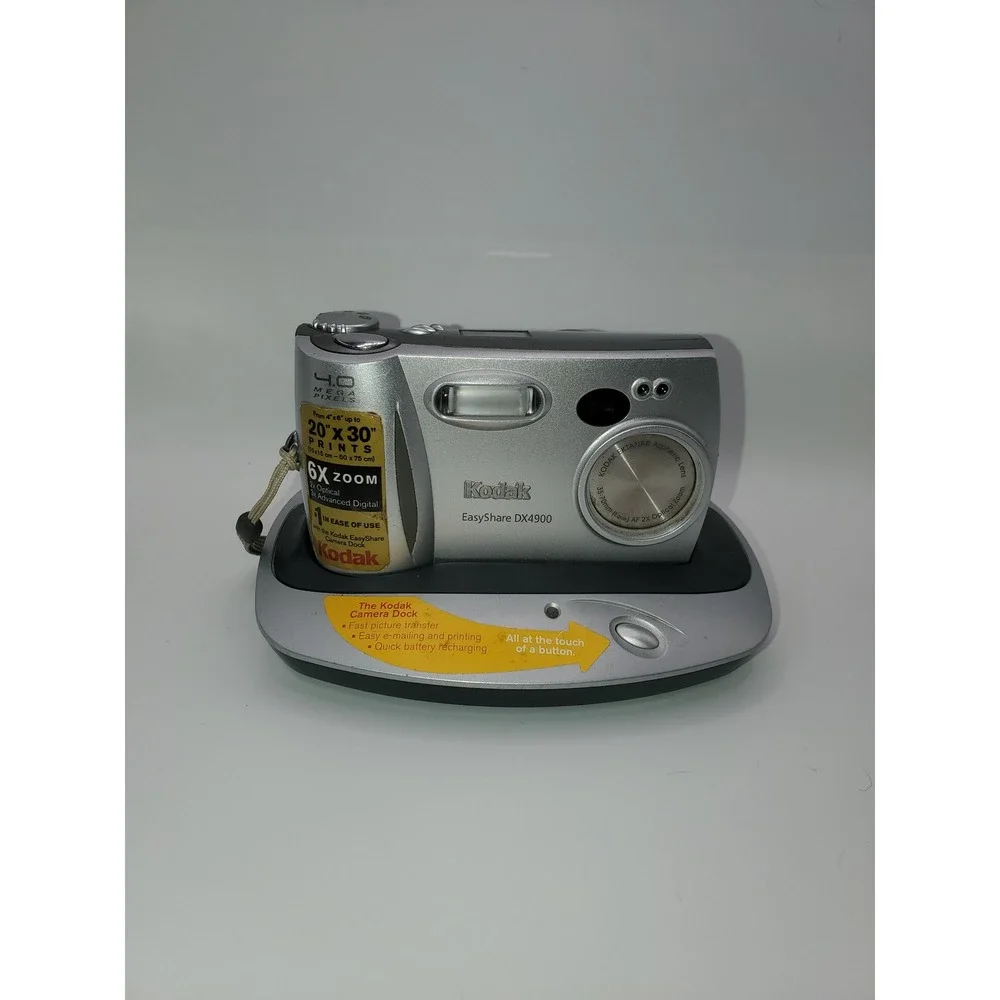 Kodak EasyShare DX4900 Digital Camera 4.0MP Dock and Cables Bundle